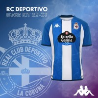 Форма футбольного клуба Депортиво 2022/2023 Домашняя  (комплект: футболка + шорты + гетры)