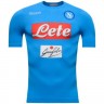 A forma do clube de futebol Napoli 2016/2017 Inicio (conjunto: T-shirt + calções + leggings)