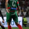 The kit of the football club Maritimo 2016/2017 (set: T-shirt + shorts + leggings)