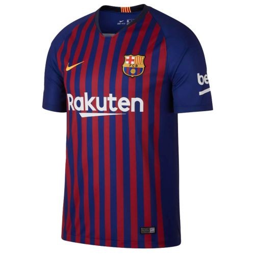 Children's football club player's kit of  Barcelona Aleish Vidal 2018/2019 Home (set: T-shirt + shorts + leggings)