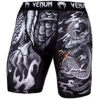 Мужские компрессионные шорты Venum Dragon's Flight Compression Shorts - Black/White