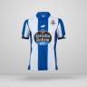 A forma do clube de futebol Deportivo La Coruña 2016/2017 (conjunto: T-shirt + calções + leggings)