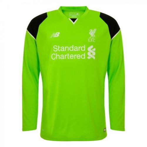 T-shirt masculina de futebol do goleiro do clube Liverpool 2016/2017 Inicio