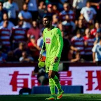 La forme masculine du club de football gardien de but Eibar 2016/2017 (ensemble: T-shirt + shorts + leggings)