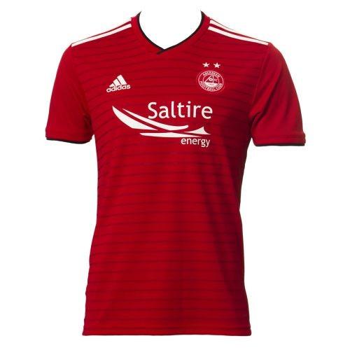 T-shirt do clube de futebol Aberdeen 2018/2019 Casa