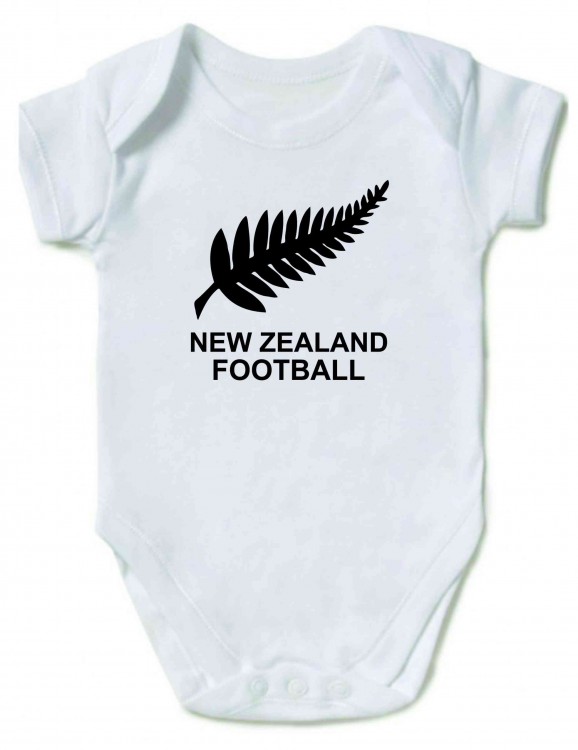 Детское боди футбольной сборной Новой Зеландии (большой логотип)