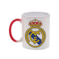 Кружка красная, хамелеон футбольного клуба Реал Мадрид