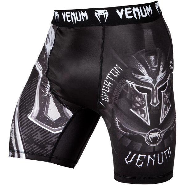 Мужские компрессионные шорты Venum Gladiator 3.0 Vale Tudo Shorts - Black/White