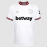 Форма футбольного клуба Вест Хэм 2023/2024 Гостевая (комплект: футболка + шорты + гетры)