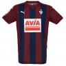 A forma do clube de futebol Eibar 2016/2017 (conjunto: T-shirt + calções + leggings)