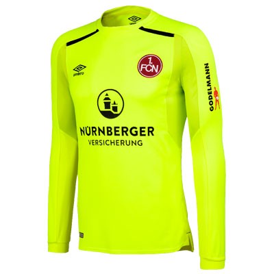 T-shirt masculina do clube de futebol goleiro Nuremberg 2017/2018