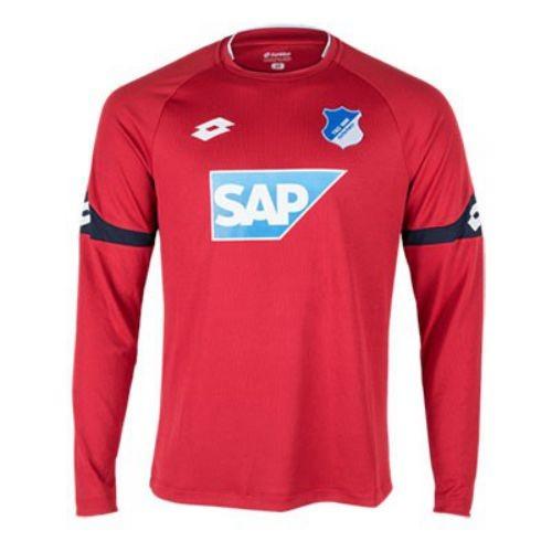 T-shirt masculina de futebol do goleiro Hoffenheim 2017/2018 Inicio