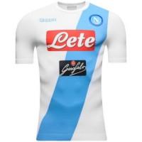 La forma del club de fútbol Napoli 2016/2017 Invitado (conjunto: camiseta + pantalones cortos + polainas)