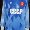 Форма голкипера сборной СССР по футболу Ринат Дасаев 1988 (комплект: футболка + шорты + гетры)