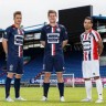 A forma do clube de futebol Willem II 2016/2017 (conjunto: T-shirt + calções + leggings)