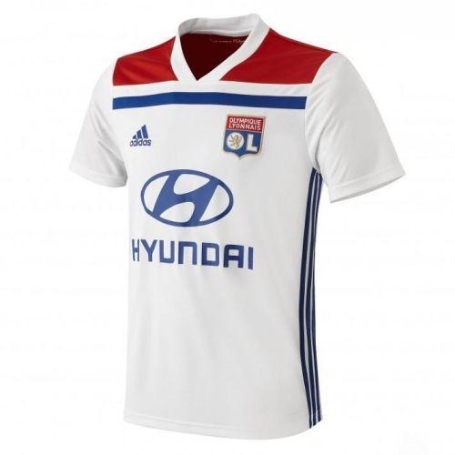 Uniforme das crianças do clube de futebol Lyon 2018/2019 Home (set: T-shirt + calções + leggings)