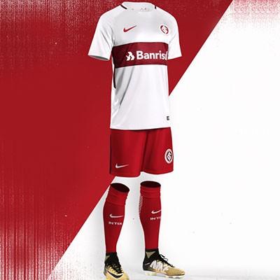 The Kit of the football club Internacional 2017/2018 (set: T-shirt + shorts + leggings)