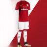 The Kit of the football club Internacional 2017/2018 (set: T-shirt + shorts + leggings)