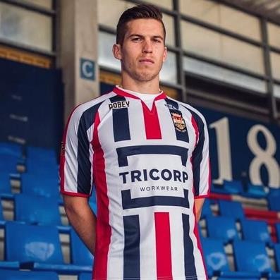 Camiseta do time de futebol Willem II 2016/2017