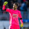 T-shirt masculina de futebol goleiro Eibar 2016/2017