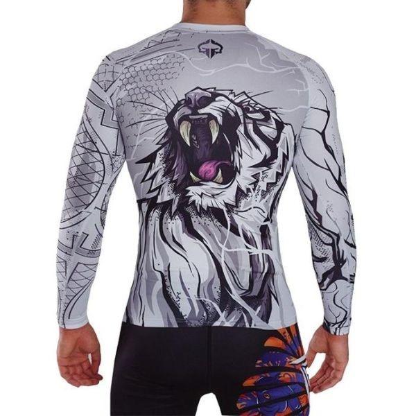 Рашгард мужской Ground Game White Tiger