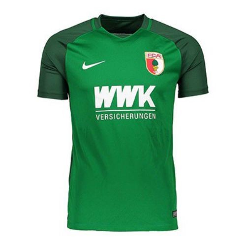 T-shirt do clube de futebol Augsburg 2017/2018 Convidado