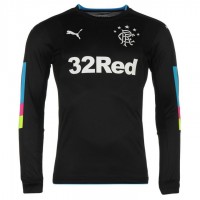 The male kit of the goalkeeper of the football club Rangers 2016/2017 (set: T-shirt + shorts + leggings)