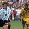 Сборная Аргентины майка игровая ЧМ 1998