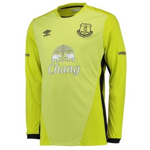 The male form of the goalkeeper football club Everton 2016/2017 Home (set: T-shirt + shorts + leggings)