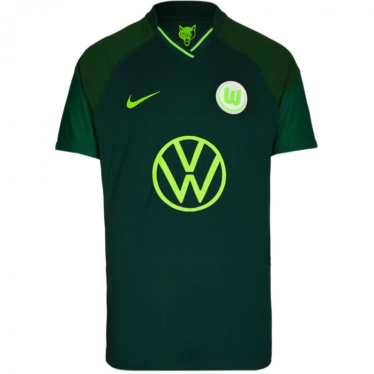 Детская футболка футбольного клуба Вольфсбург 2021/2022 Гостевая  