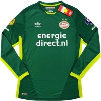 T-shirt masculina de futebol do goleiro do clube PSV 2016/2017 Convidado