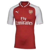 T-shirt de futebol do clube Arsenal Londres 2017/2018 Inicio