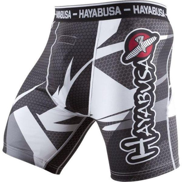 Мужские компрессионные шорты Hayabusa Metaru 47 Silver black - white