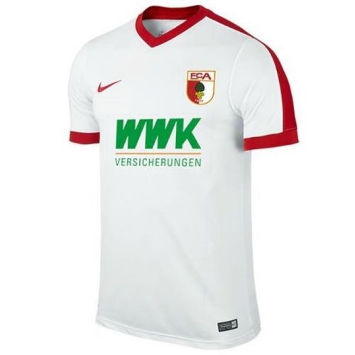 A forma do clube de futebol Augsburg 2016/2017 Inicio (conjunto: T-shirt + calções + leggings)