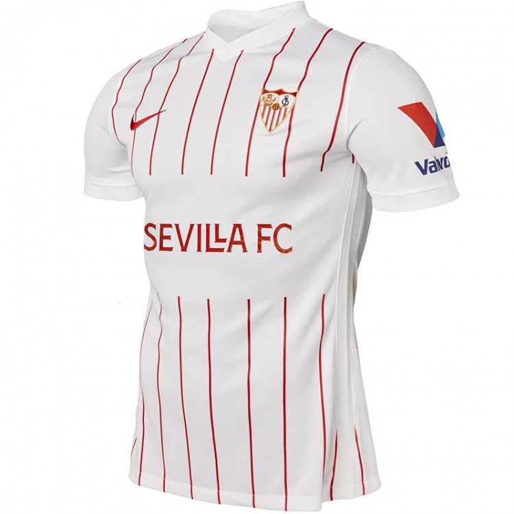 Форма футбольного клуба Севилья 2021/2022 Домашняя  (комплект: футболка + шорты + гетры)   