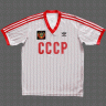 Форма сборной СССР по футболу гостевая 1982/1984 (комплект: футболка + шорты + гетры)