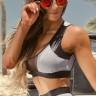 Топ спортивный Super Hot FBT 23177 Жен. Серый