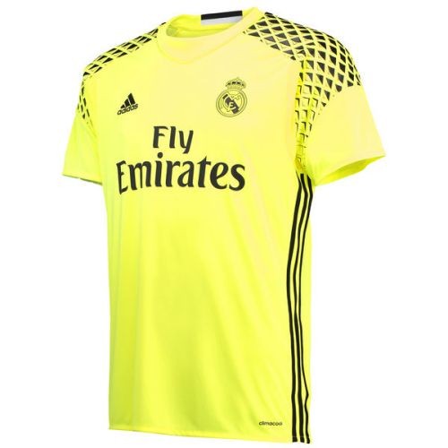 The male kit of the goalkeeper of the football club Real Madrid 2016/2017 Away (set: T-shirt + shorts + leggings)