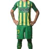 A forma do clube de futebol Tondela 2016/2017 (conjunto: T-shirt + calções + leggings)