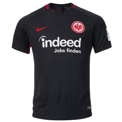 The kit of the football club Eintracht Frankfurt 2017/2018 Away (set: T-shirt + shorts + leggings)