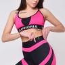 Топ спортивный Euphoria FBV11-23008 Жен. Розовая вставка