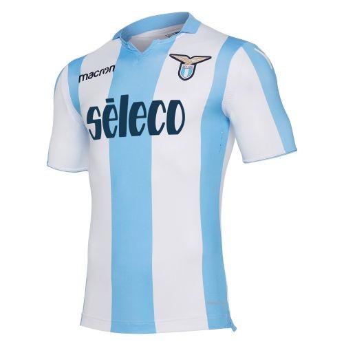 La forma del club de fútbol Lazio 2017/2018 Invitado (conjunto: camiseta + pantalones cortos + polainas)