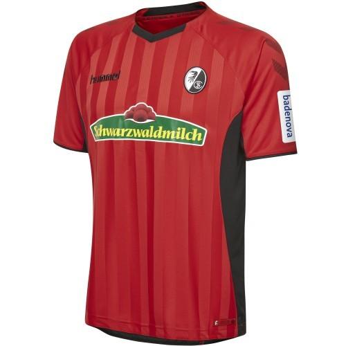 Uniforme infantil do clube de futebol Freiburg 2018/2019 Home (set: T-shirt + calções + leggings)