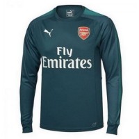 Man set goleiro de futebol do clube Arsenal Londres 2017/2018 Inicio (set: T-shirt + calções + meias)
