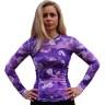 Рашгард женский Aim Military Uniqueness Skin Purple