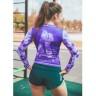 Рашгард женский Aim Military Uniqueness Skin Purple