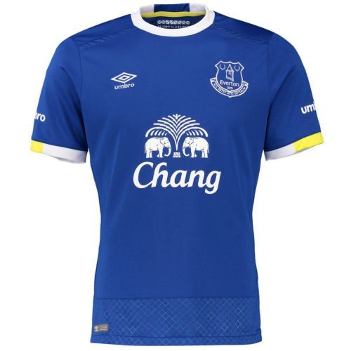 T-shirt de futebol do clube Everton 2016/2017 Inicio