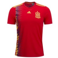 L'uniforme de l'équipe nationale espagnole de football Coupe du monde 2018 Accueil (ensemble: T-shirt + shorts + leggings)