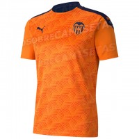 Детская форма футбольного клуба Валенсия 2020/2021 Гостевая (комплект: футболка + шорты + гетры)   