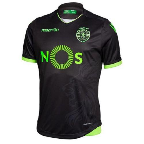 T-shirt do clube de futebol Sporting 2016/2017 Convidado